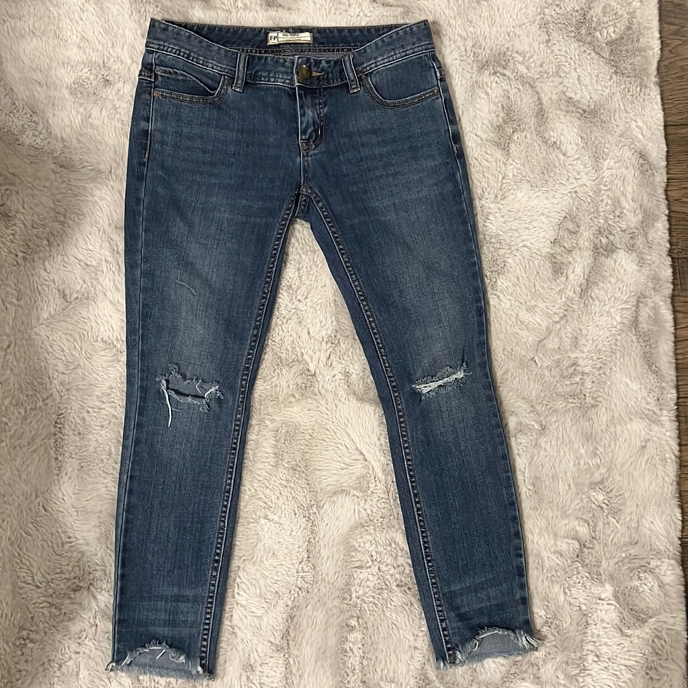 Free People skinny crops